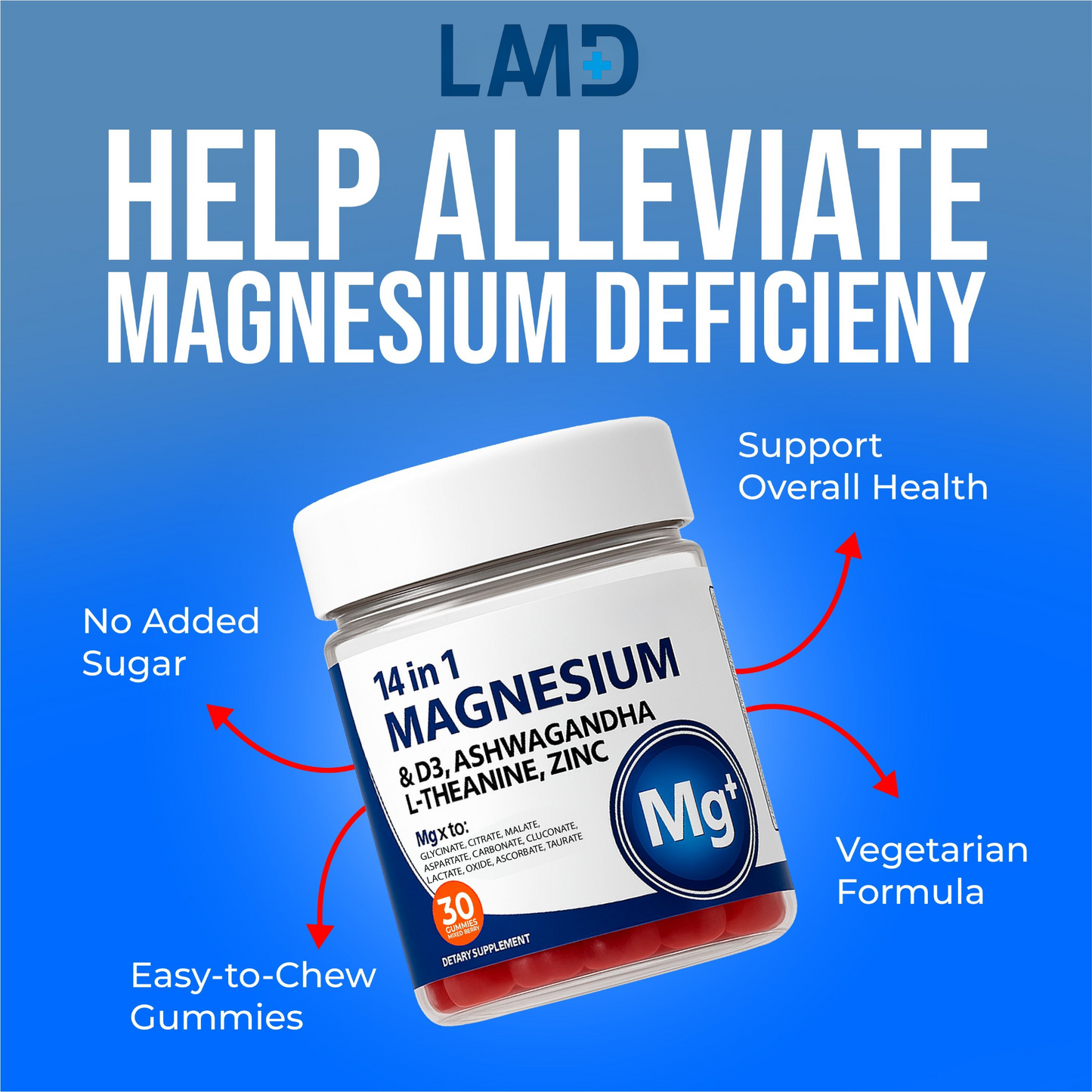 14-In-1 LAMD Magnesium Gummies VIP