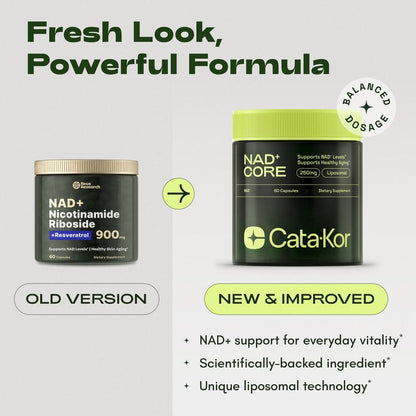 NAD+ Supplement for Skin Aging Support, Energy, and Focus