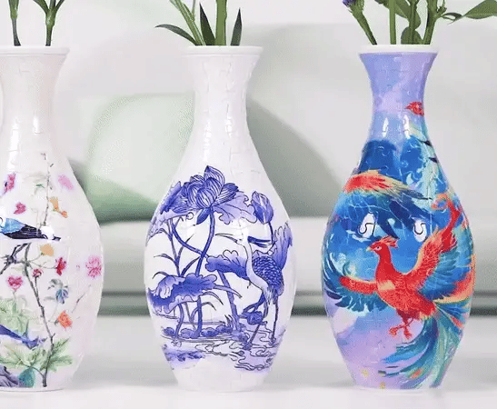 Creative 3D Puzzle Flower Vase