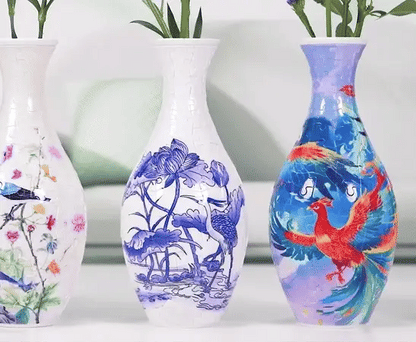 Creative 3D Puzzle Flower Vase
